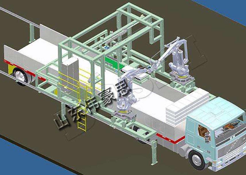 袋装水泥装车机 机器人装车码垛设备报价